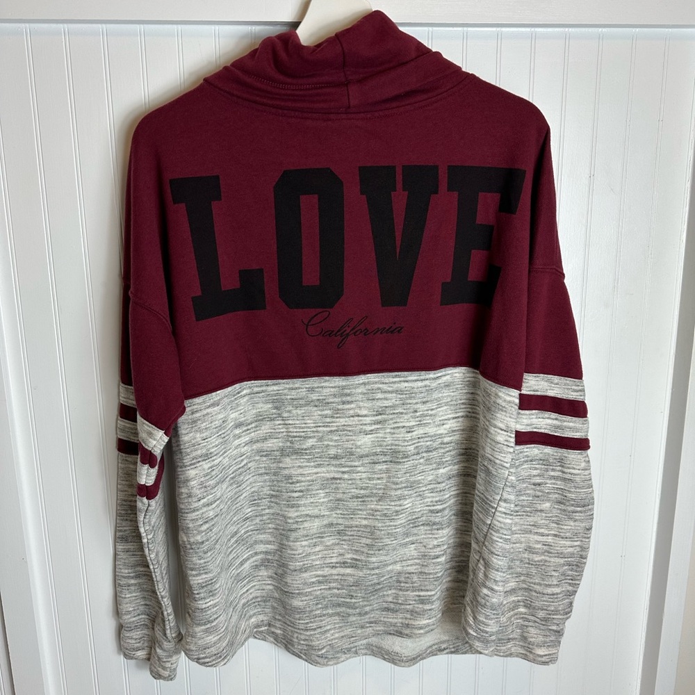 IrisSports LOVE cowl neck top